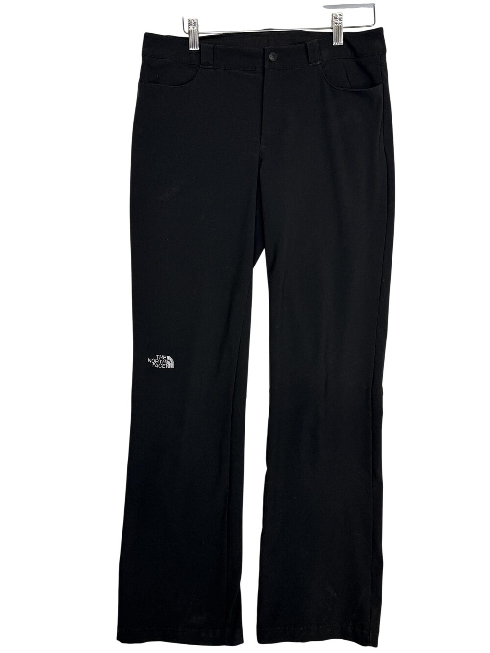 The North Face Nimble Pants Womens Small Black Softshell Hiking Ski Stretch A37B